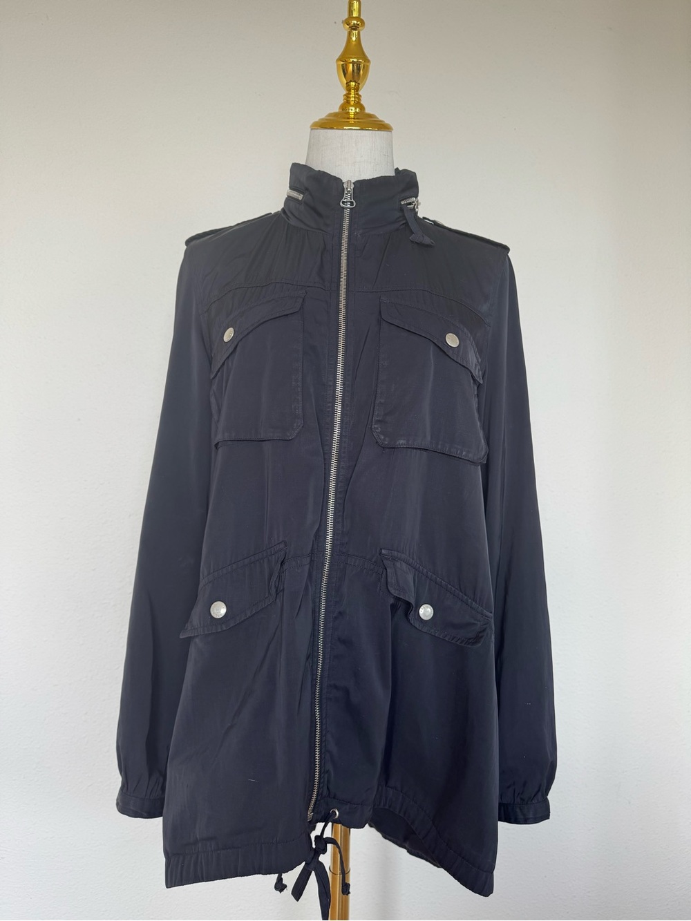 rag & bone Black Military-Style Field Jacket